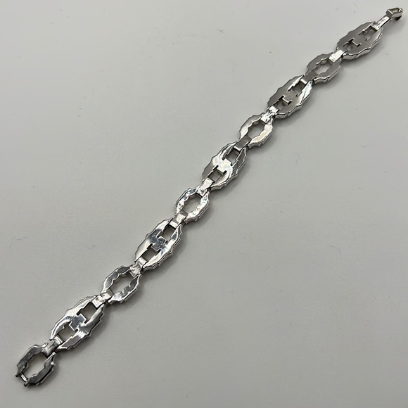 ENGEL BROTHERS 1930’s ART DECO RHINESTONE BRACELET - Picture 7 of 12